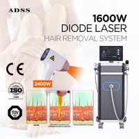 Appareil d'épilation au laser à diode 3000W, vente chaude, système de refroidissement en platine glacée 808nm, utilisation commerciale, écran tactile 15 pouces