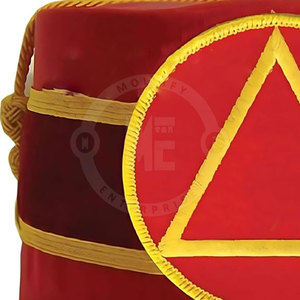 Chapeau ajustable élégant et confortable en tissu de qualité, design d'inspiration traditionnelle, détail décoratif personnalisé, doré, pour fête - Product Image 6