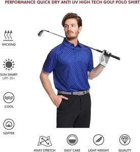 Polos informales de alta calidad OEM a precio de fábrica para hombre, Polo bordado transpirable de secado rápido a granel para Polo personalizado - Product Image 5