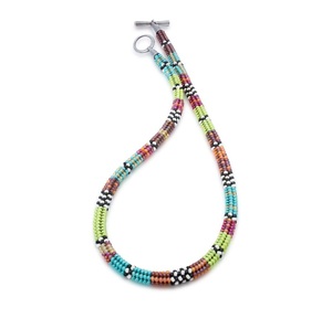 Cuentas de semillas hechas a mano, collar de cuerda con cuentas, logotipo personalizado, venta al por mayor, collar de cuerda con cuentas coloridas - Product Image 2