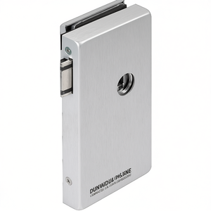 DORMA-GLAS Classic Office Glass <b>Door</b> Lock <b>Light</b> Alloy Silver Anodized UV Resistant DIN Right DORMA-GLAS - Product Image 3