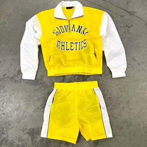 Cortavientos transpirable personalizado de alta calidad para hombre, conjunto de pantalones cortos de temporada de verano, conjunto de pantalones cortos de manga corta para temporada de verano - Product Image 2