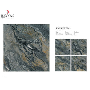 Carreaux rustiques émaillés modernes en porcelaine antidérapante 60x120 de 5mm d'épaisseur pour les sols intérieurs de jardin extérieur pour une utilisation intérieure extérieure - Product Image 1