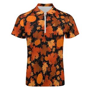 Camisas de Golf Personalizadas para Hombre, de Poliéster/Algodón, Tela de Lona Transpirable, Ecológicas, de Manga Corta, de Alta Calidad, Casuales - Product Image 5