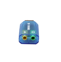 Adaptador de tarjeta de sonido USB de audio 3D de 5,1 canales con interfaz de micrófono y auriculares para PC/portátil