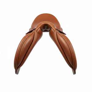 Selle anglaise en cuir brun tan professionnelle - Selle d'équitation de qualité supérieure pour le saut d'obstacles et le contact étroit pour la compétition - Product Image 4