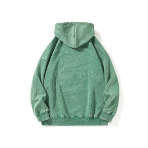 Dernier design de sweats à capuche unis à effet délavé, fabriqués sur mesure au Pakistan, style urbain, vêtements d'hiver, techniques de haute qualité, col à capuche uni - Product Image 2