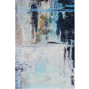 Ensemble de tapis modernes en polyester faits à la main Design abstrait polyvalent Technique tuftée Maison Chambre Vie Prière PET - Product Image 1