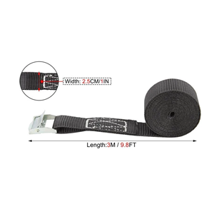 Correa de amarre de carga de 25mm, 38mm, 50mm con hebilla de leva, 100% poliéster, resistencia a la rotura de 800kg, marca Provina, certificado CE, modelo CB-002 - Product Image 4