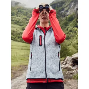 Gilet en polaire tricoté sur mesure pour femmes, pour sweats à capuche et sweat-shirts promotionnels - Product Image 1