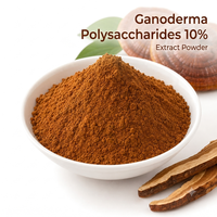 Polysaccharides de Ganoderma Lucidum 10% Extrait de champignon Reishi Fournisseur en gros