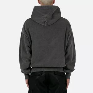 เสื้อฮู้ดผ้าฝ้าย100% สำหรับผู้ชาย,น้ำหนักเบามีไซส์ใหญ่พิเศษทำจากผ้าคอตตอน French Terry - Product Image 3