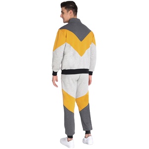 Chándal personalizado de fábrica para hombre, traje de chándal de 1/4 botones, sudadera y joggers, chándal de Fitness para hombre, venta al por mayor - Product Image 3