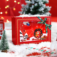 Stock disponible, calendrier de l'avent de Noël haut de gamme en carton ondulé, cosmétiques, soins de la peau, cils, boîte cadeau, boîtes mystère surprise