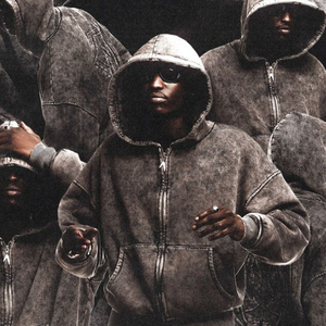 Sweat à capuche surdimensionné pour homme personnalisé, tissu lourd, pull avec capuche réglable et grande poche avant pour le style streetwear - Product Image 4