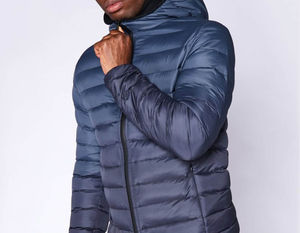 Doudoune Homme Personnalisée 2025 – Nouvelle Collection, Longueur Standard, Imperméable, Brillante, avec Capuche Zippée et Rembourrage Épais en Toile – Vente en Gros - Product Image 2