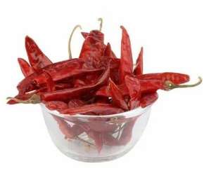 Origine indienne 100% Pure vente en gros de qualité supérieure piment rouge sec Teja S17 tige - Product Image 4