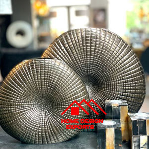 Tableware Flower <b>Vase</b> Hotel Ware Usage Aluminum Casted Custom Best Seller <b>Set</b> <b>of</b> <b>3</b> Abstract Hallow Flower <b>Vase</b> Top Quality - Product Image 3