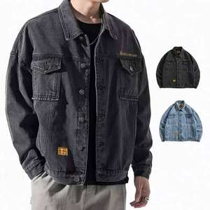 High Quality Winter <b>Men's</b> Full Sleeve Denim <b>Jackets</b> Breathable Hooded Ripped Zipper Closure <b>Wool</b> Liner OEM Service - Product Image 5