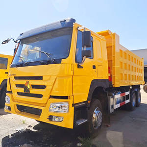 รถบรรทุกดีเซล FAW/มิตซูบิชิ 6x4 เกียร์อัตโนมัติ แบบเทท้าย พร้อมเครื่องยนต์ Weichai และกล้องมองหลัง - ความจุ 50 ตัน - พวงมาลัยขวา - Product Image 1