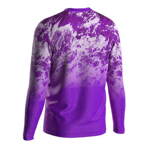 Camiseta de manga corta de poliéster de la mejor calidad, camiseta de pesca con sublimación a la moda callejera, protección solar para adultos - Product Image 5