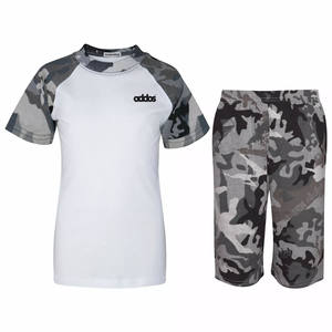 Conjuntos de verano OEM para hombre, ropa de verano personalizada de alta calidad para hombre, conjuntos de camisetas y pantalones cortos de 2 piezas para hombre - Product Image 1