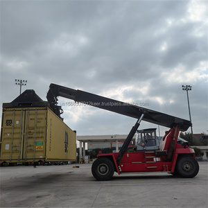 Chariot élévateur Volvo Kalmar DRF450 d'occasion, 45 tonnes, équipement lourd, moteur, pompe hydraulique, boîte de vitesses, roulement, modèle 2018-2022, godet de 10 m - Product Image 5