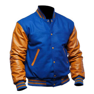 เสื้อแจ็คเก็ตบอมเบอร์ผู้ชายสำหรับฤดูหนาว กันน้ำ บุขนแกะถัก ผ้าไหมแท้ 100% หนา สวมใส่สบาย คุณภาพสูง - Product Image 5