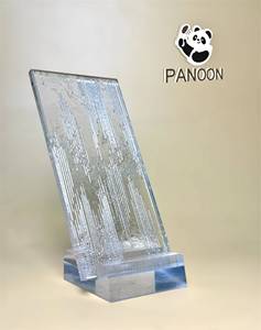 Modèle entrecroisé en verre feuilleté clair pour les projets architecturaux résidentiels exclusifs de salon d'escalier industriel - Product Image 5