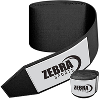 Bandes de boxe personnalisées en polyester et coton respirant, imprimées, avec logo personnalisé, pour l'entraînement MMA et la protection des poignets SPORTS