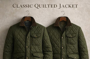 <b>Men</b> Classic Quilted Field <b>Jacket</b> Hunting & Farming <b>Jacket</b> with <b>Corduroy</b> Collar Windproof Water-Resistant Workwear Coat - Product Image 6