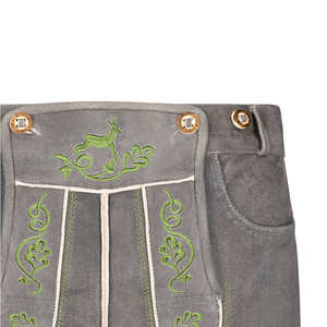 Shorts en Lederhosen bavarois de haute qualité, nouvelle arrivée, pour hommes - Shorts décontractés imperméables et respirants, 100% cuir suédé, personnalisables - Product Image 6