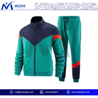 Ensemble de survêtements à glissière intégrale pour hommes | Vêtements de sport avec veste et pantalon pour la gym, la course et l'entraînement | Coupe élégante et confortable