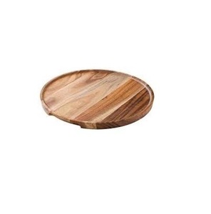 Assiette et vaisselle en bois fruits pour fête de mariage avec vaisselle taille différente et couleur bois naturel - Product Image 6