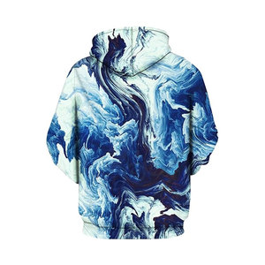 Sweat à capuche d'hiver en coton de haute qualité pour hommes imprimé du logo OEM XS-6XL la coupe surdimensionnée imprimée en 3D DIY vente en gros - Product Image 2