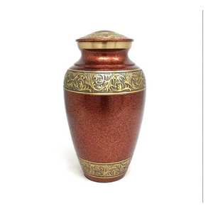 Vente chaude avec une conception de prix raisonnable et une urne fabriquée pour l'exportateur de crémation d'urne en métal humain d'Inde de haute qualité - Product Image 5