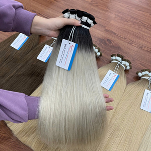 Meilleure vente 100% Extensions de cheveux humains vietnamiens os droit en vrac Ombre couleur préférée des clients - Product Image 1