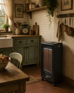 Calentador de Gas catalítico infrarrojo, Primavera K, barthini, hecho en Italia, uso fácil, interior, sala de estar, familia, producto más vendido - Product Image 4