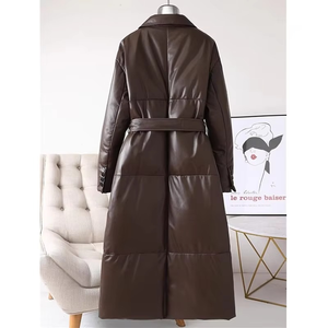 Women's <b>Fleece</b> Jacket Zipper Closure Cotton Filled Loose Fit Regular Length Coat Cotton Lining Breathable Fashion Shearling - Product Image 4