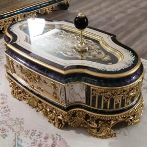 Canapé en bois de teck sculpté Convertible Design moderne confortable pour salle à manger Villa Royal Antique raccord européen pour la maison salon - Product Image 3