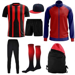 Maillot de football personnalisé avec nom et numéros d'équipe, pantalon et ensemble de vêtements pour joueur de football, kits de football personnalisés - Product Image 3