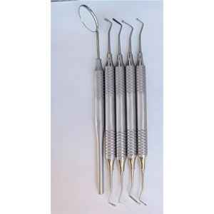 Set of 5 Pcs Stainless Steel Manual German Dental Composite Filling Resin Spatula Repair Restorative Instruments Kit - Product Image 4