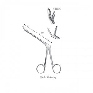 2025 Outils d'utilisation de la source d'alimentation manuelle médicale les plus vendus Pince d'examen dentaire Weil-Blakesley - Product Image 1