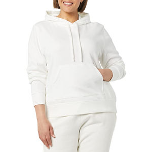 2025 Trending Yellow Women's Fleece Pullover Hoodie Ligero Manga larga Sólido para invierno Low MOQ Crop Hoodies Venta a granel - Product Image 5