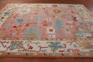 Tapis d'intérieur en laine fait main, design Oushak moderne, tufté à la main, antidérapant, lavable, écologique, multi-usages, uni - Product Image 6