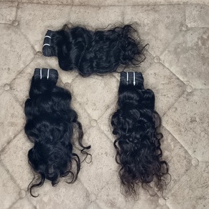 Extensions de cheveux Remy indiens de 16 pouces Cheveux humains bouclés - Product Image 4