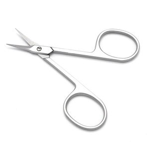 Tijeras de uñas para cutículas de bucle grande personalizadas de alta calidad, tijeras de manicura de cerámica curvas rectas para recorte de acero inoxidable - Product Image 4