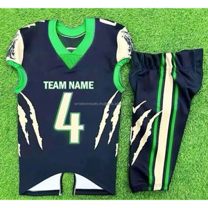 Vente en gros d'uniforme de football américain personnalisé Haut à séchage rapide avec nouveau style de respirabilité grande taille - Product Image 3