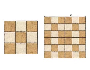 วัสดุปูพื้นเซรามิกขนาด40x40ซม. กลางแจ้งขนาด400x400มม. ปูพื้นรถจอดรถกระเบื้องปูพื้นพอร์ซเลน - Product Image 1