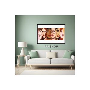 Table MDF Femme Grande Taille 70x50cm Cadre d'impression de qualité décolorée 19 'Arts muraux - Product Image 1